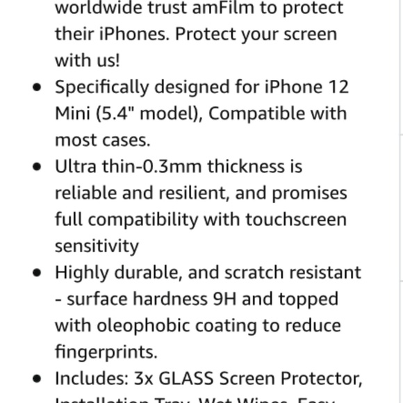 Apple iPhone case and 3-pk screen protectors NIB - Picture 4 of 5